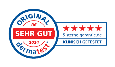 dermatest Siegel 5Sterne CMYK 2024 Juni DE Confezione FESTIVAL - Gusto Mentolo